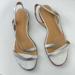 Madewell Silver Strappy Sandals